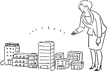 物件情報掲載中 イメージイラスト