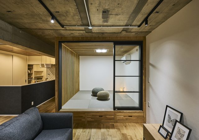 造作小上がりのある大人ヴィンテージな住まい