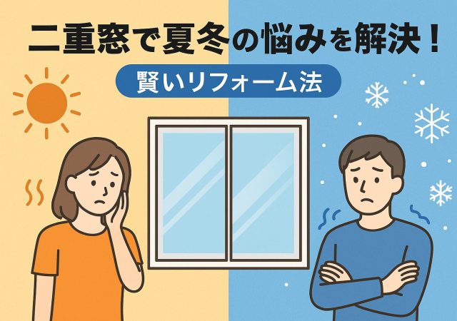 二重窓で夏冬の悩みを解決！賢いリフォーム法