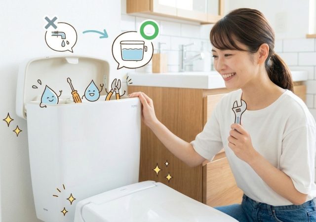【プロ直伝】トイレの水が溜まらない原因5選と自分で行える対処法・修理費用を解説